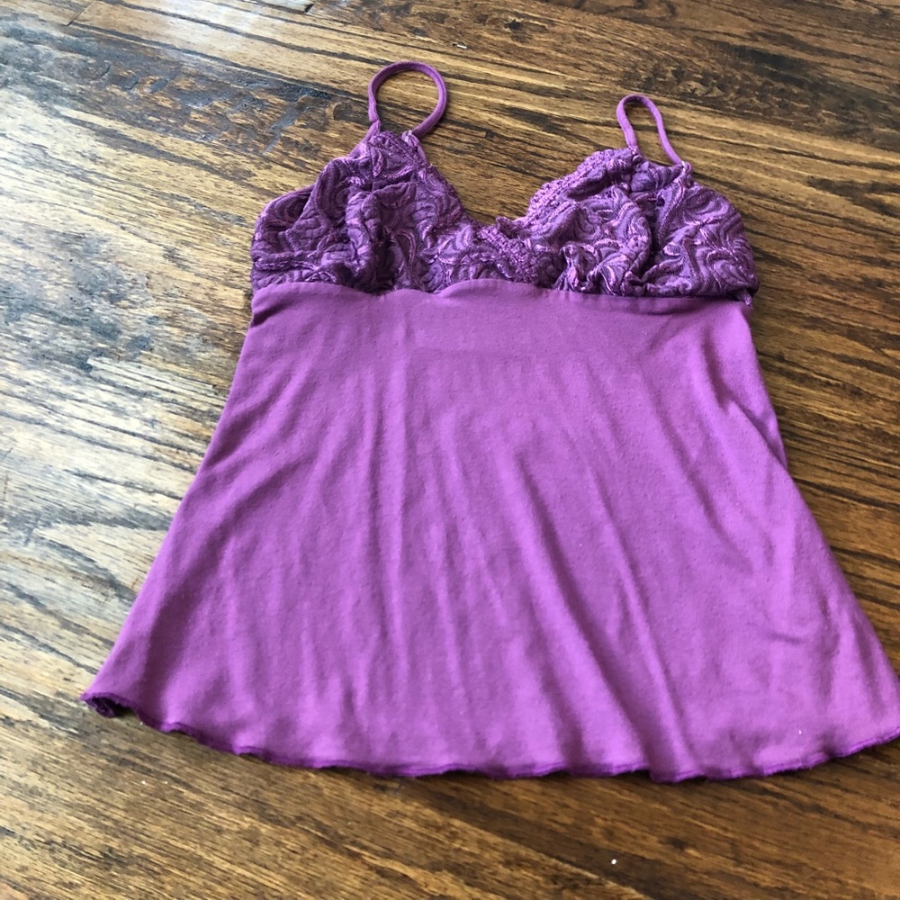 Bebe Purple cami-Size M